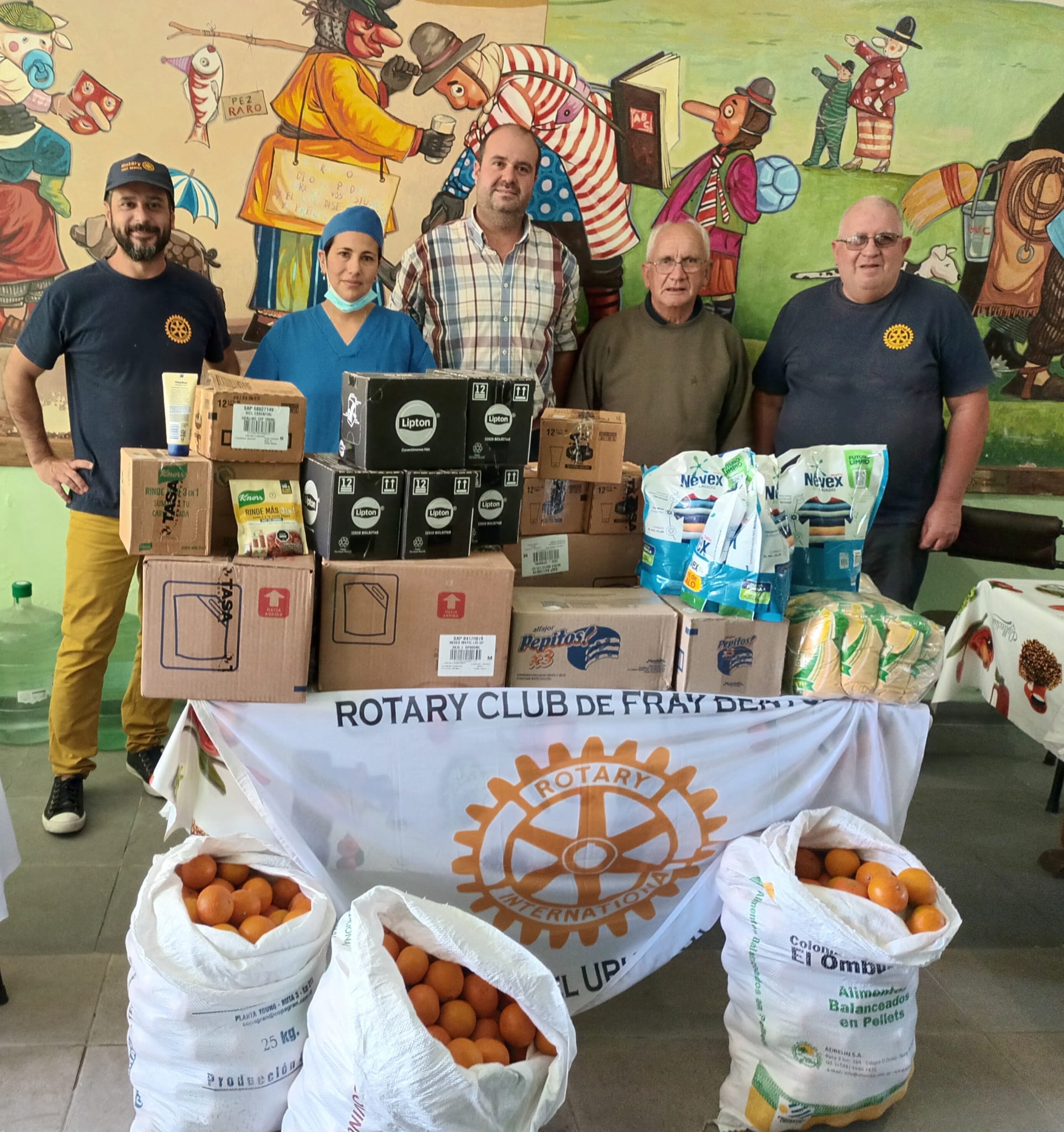 Donación de alimentos