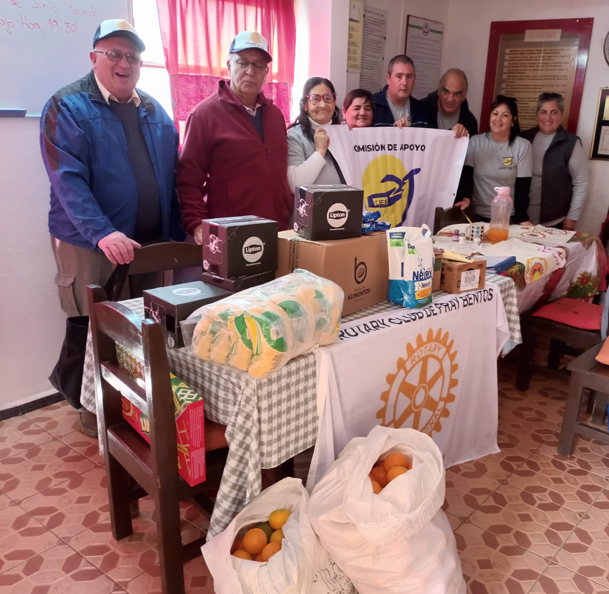 Donación de alimentos