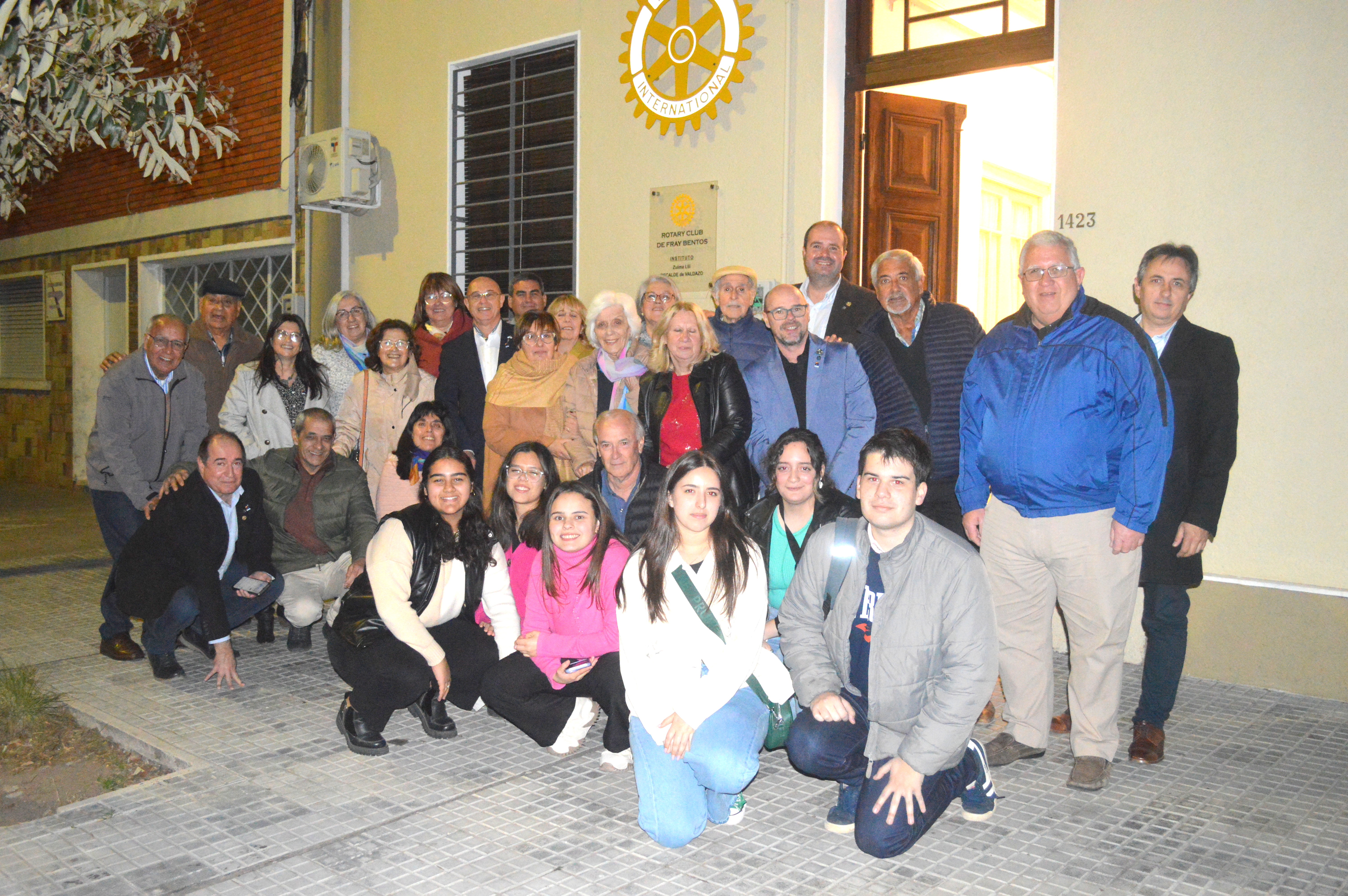 Visita oficial de Eduardo Orso, gobernador del Distrito 4945