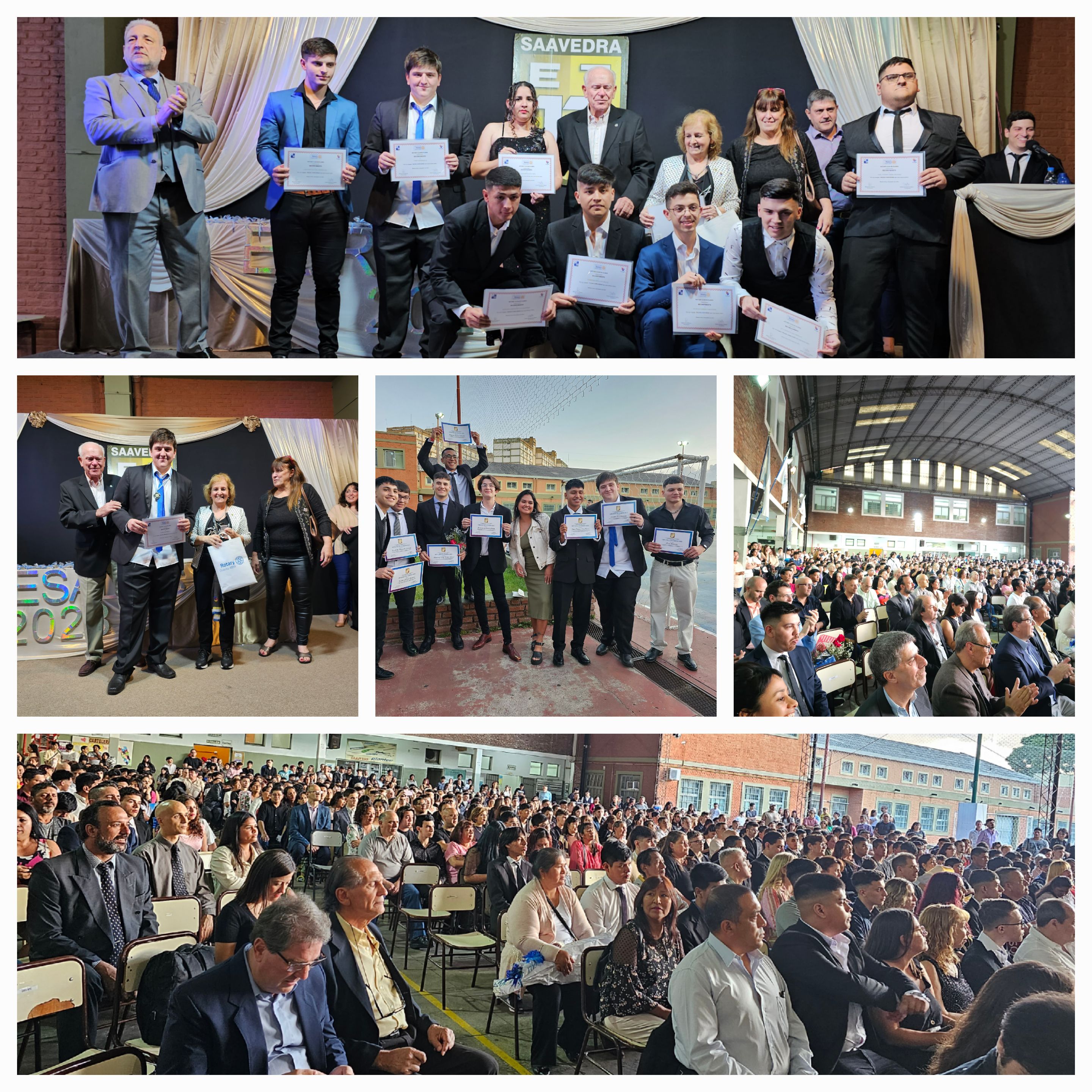 Reconocimiento a mejores compañeros en la Escuela Técnica n.° 17 