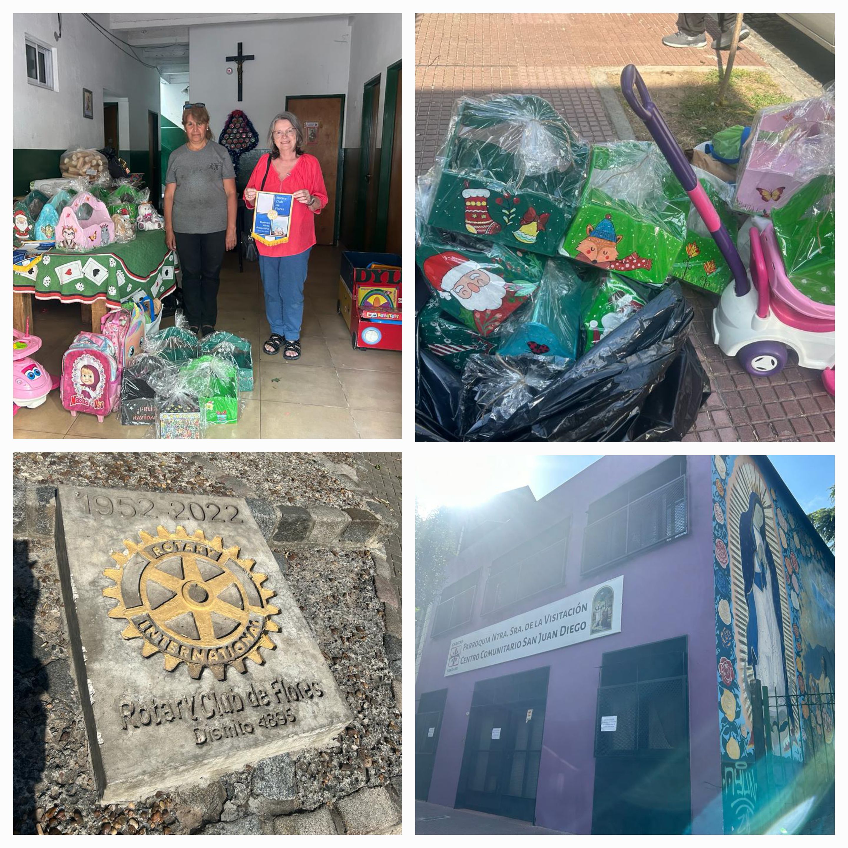 Donación al merendero comunitario de la Iglesia de la Visitación
