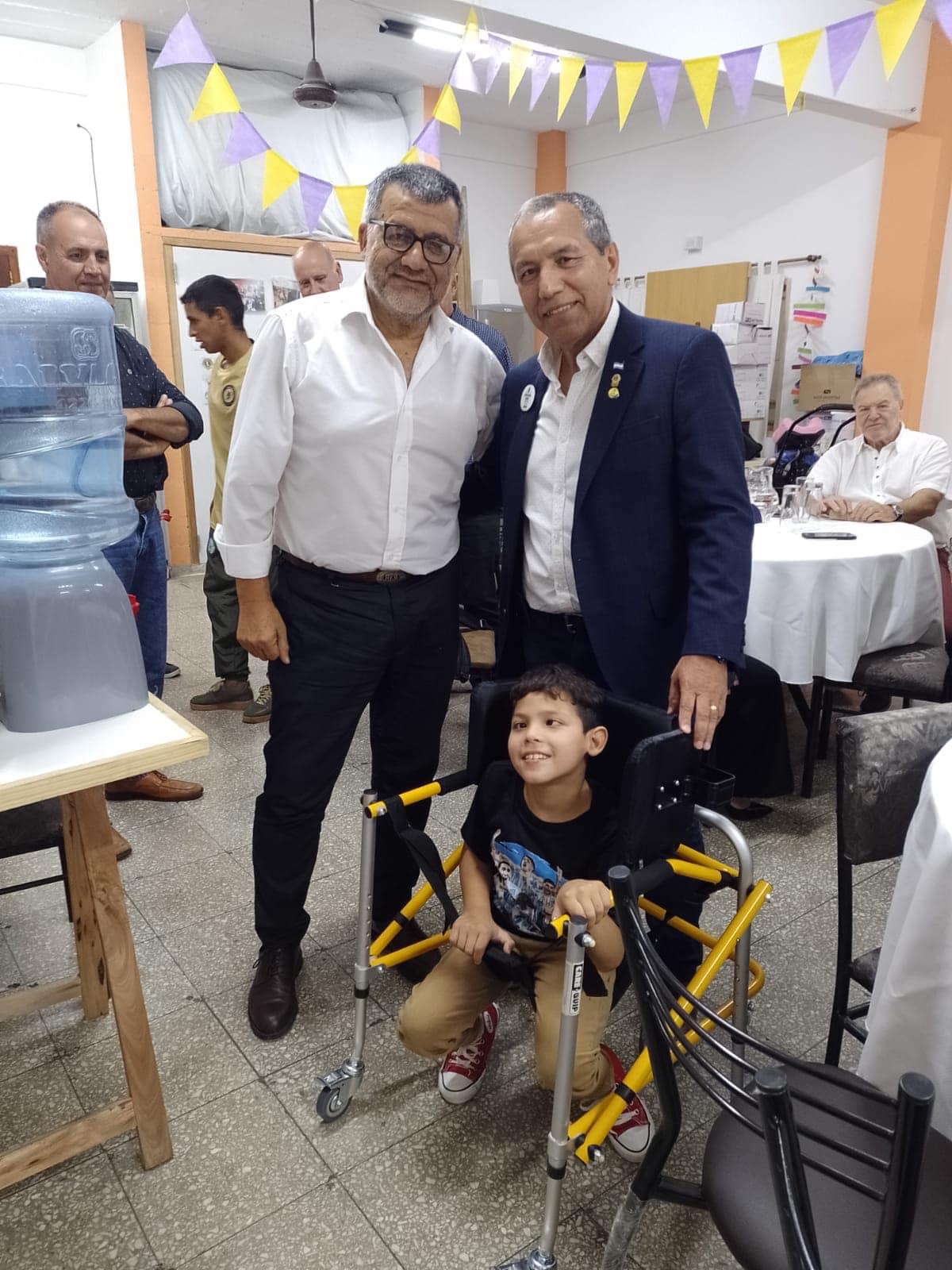 Donación de andador postural