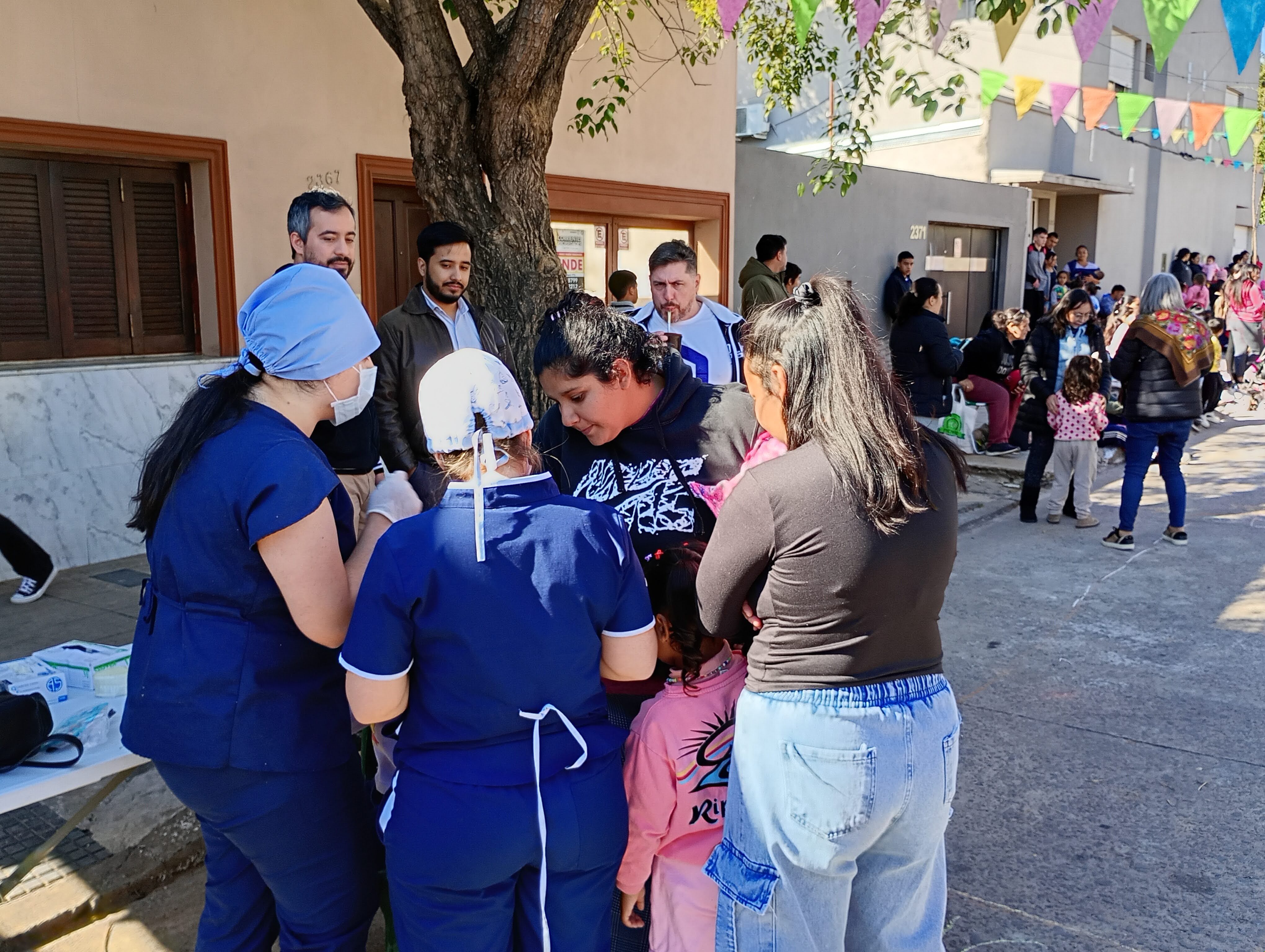 Celebración del Día de las Infancias en el merendero 