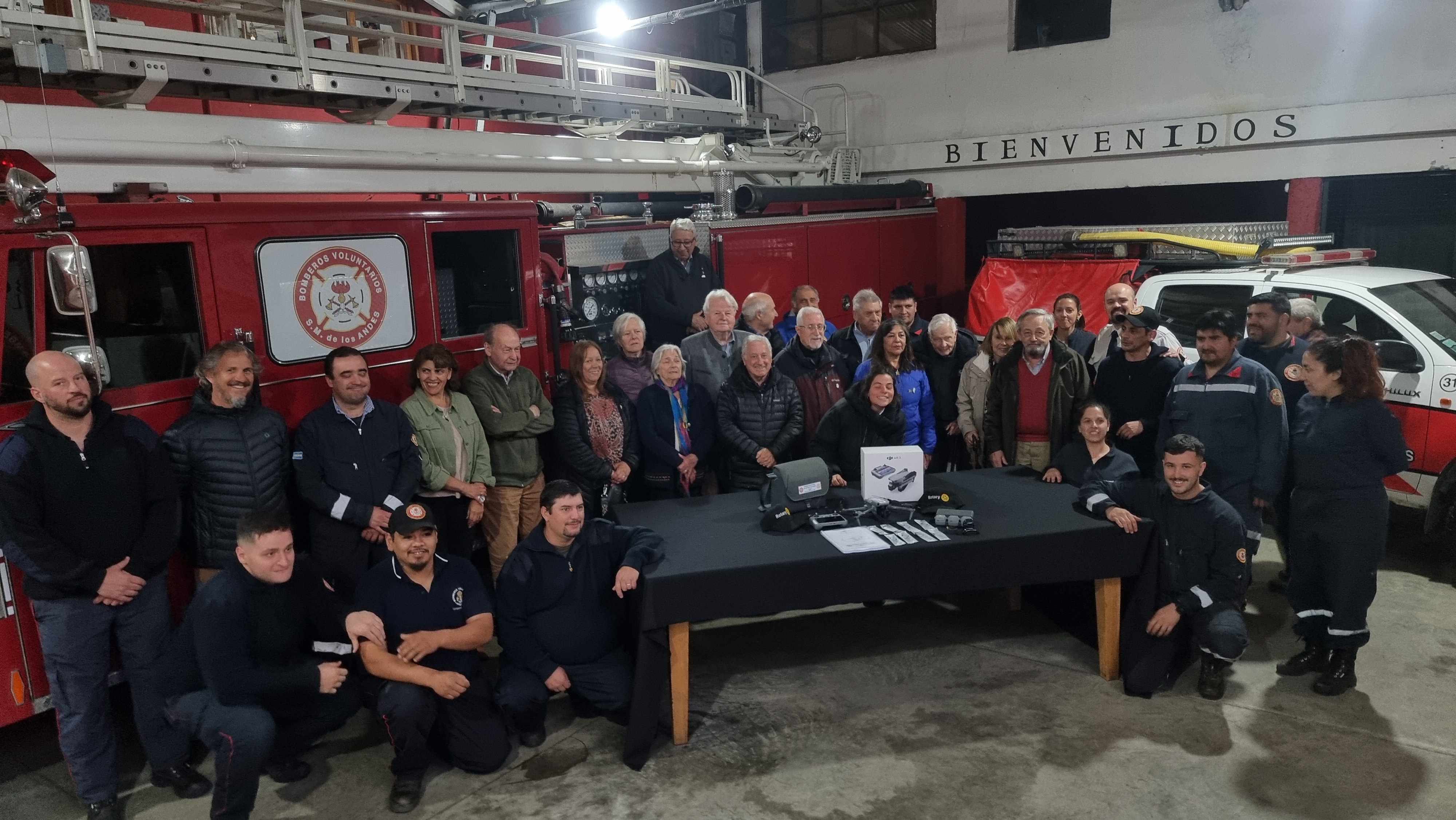 Dron de última generación para bomberos voluntarios de San Martín de los Andes