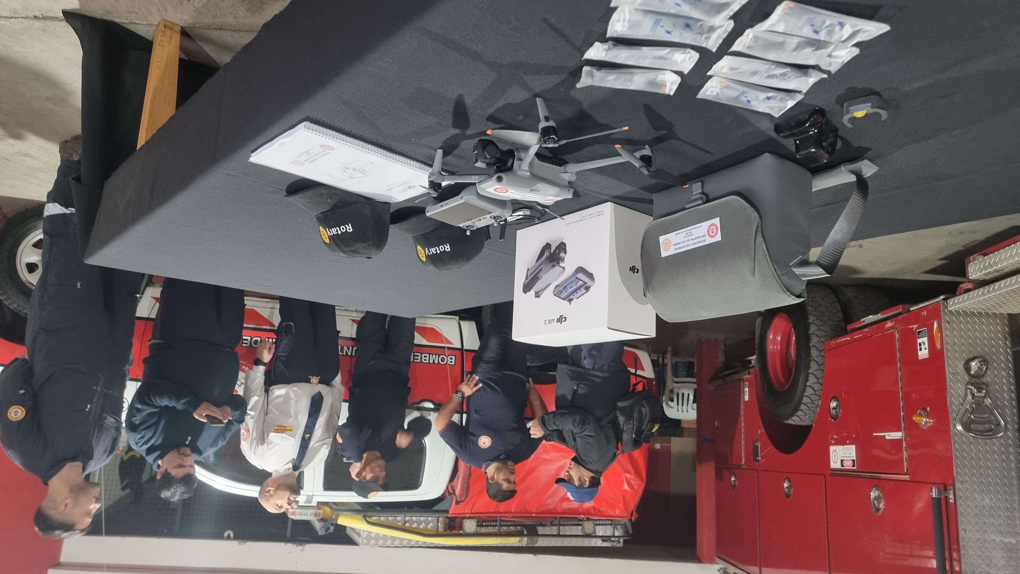 Dron de última generación para bomberos voluntarios de San Martín de los Andes