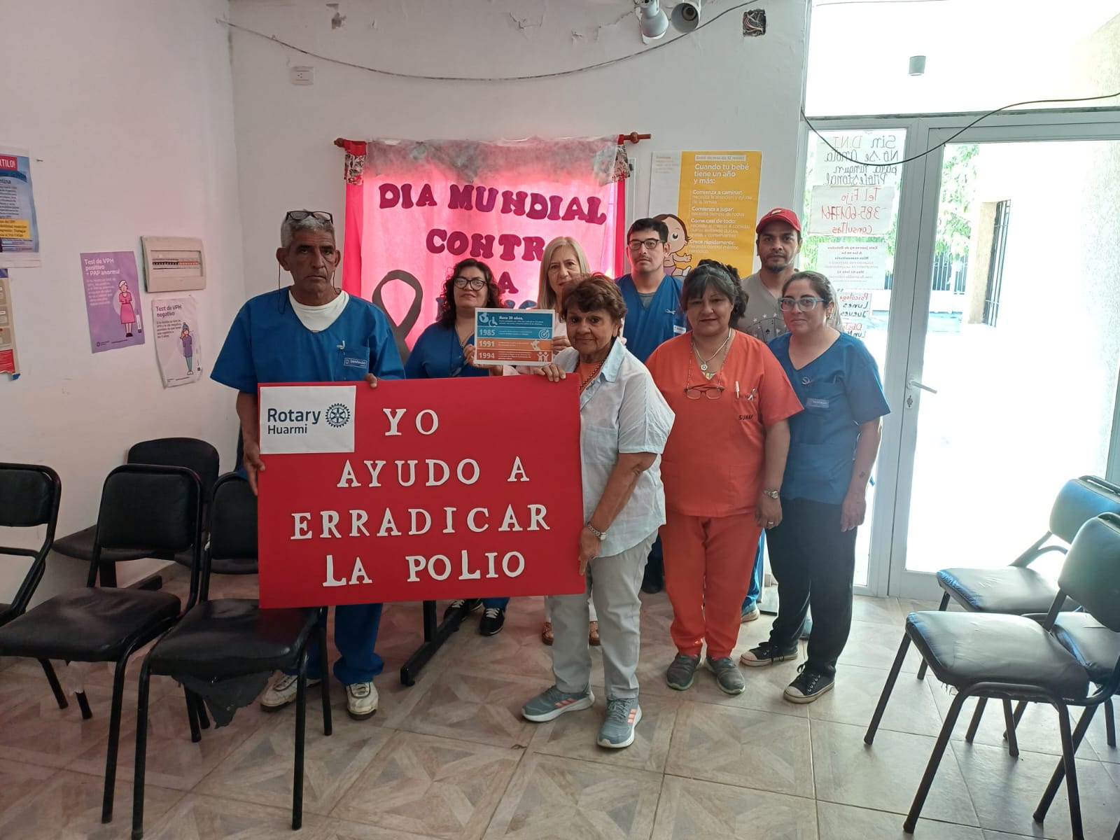 Campaña de concientización sobre la Polio