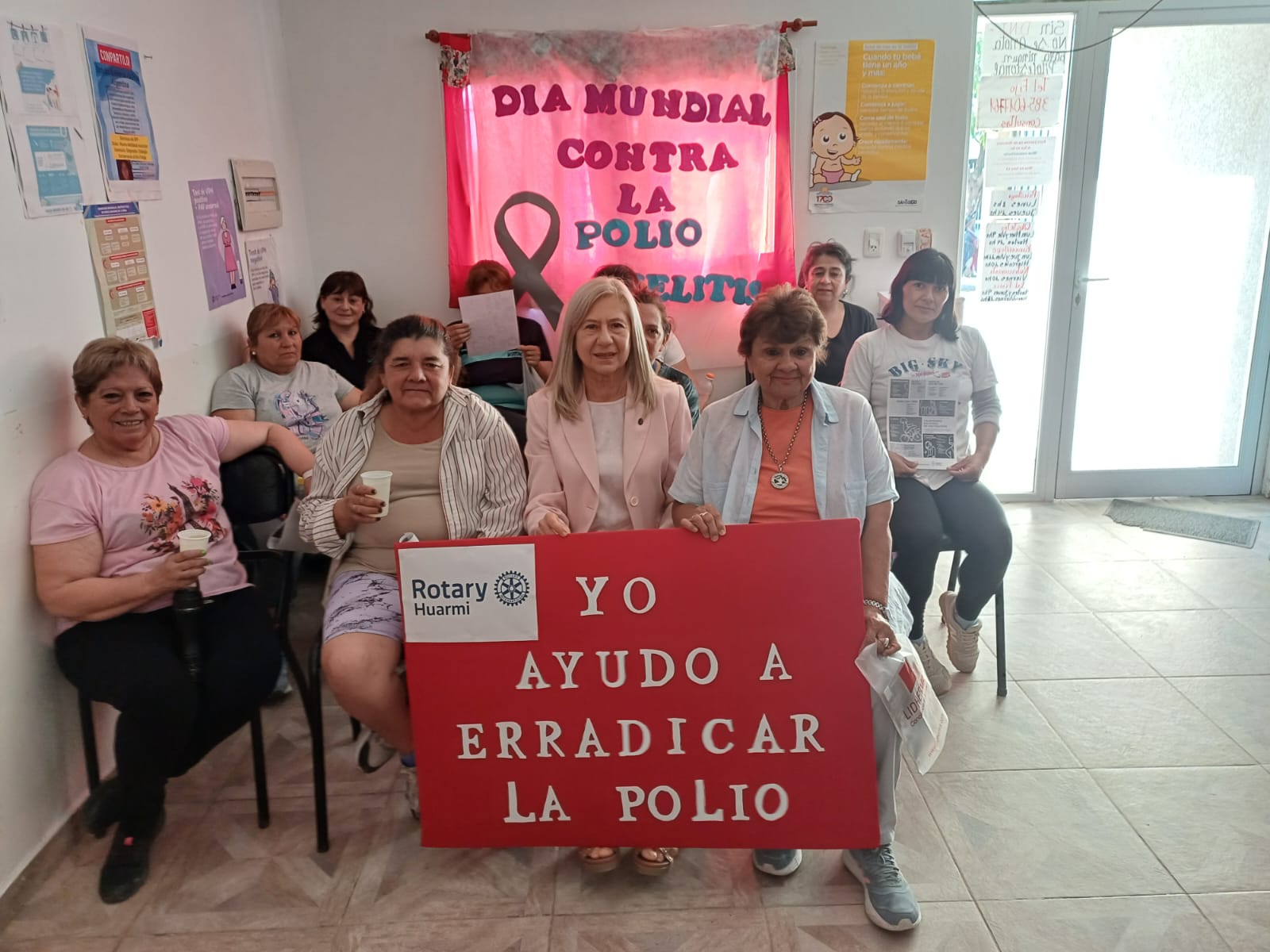 Campaña de concientización sobre la Polio