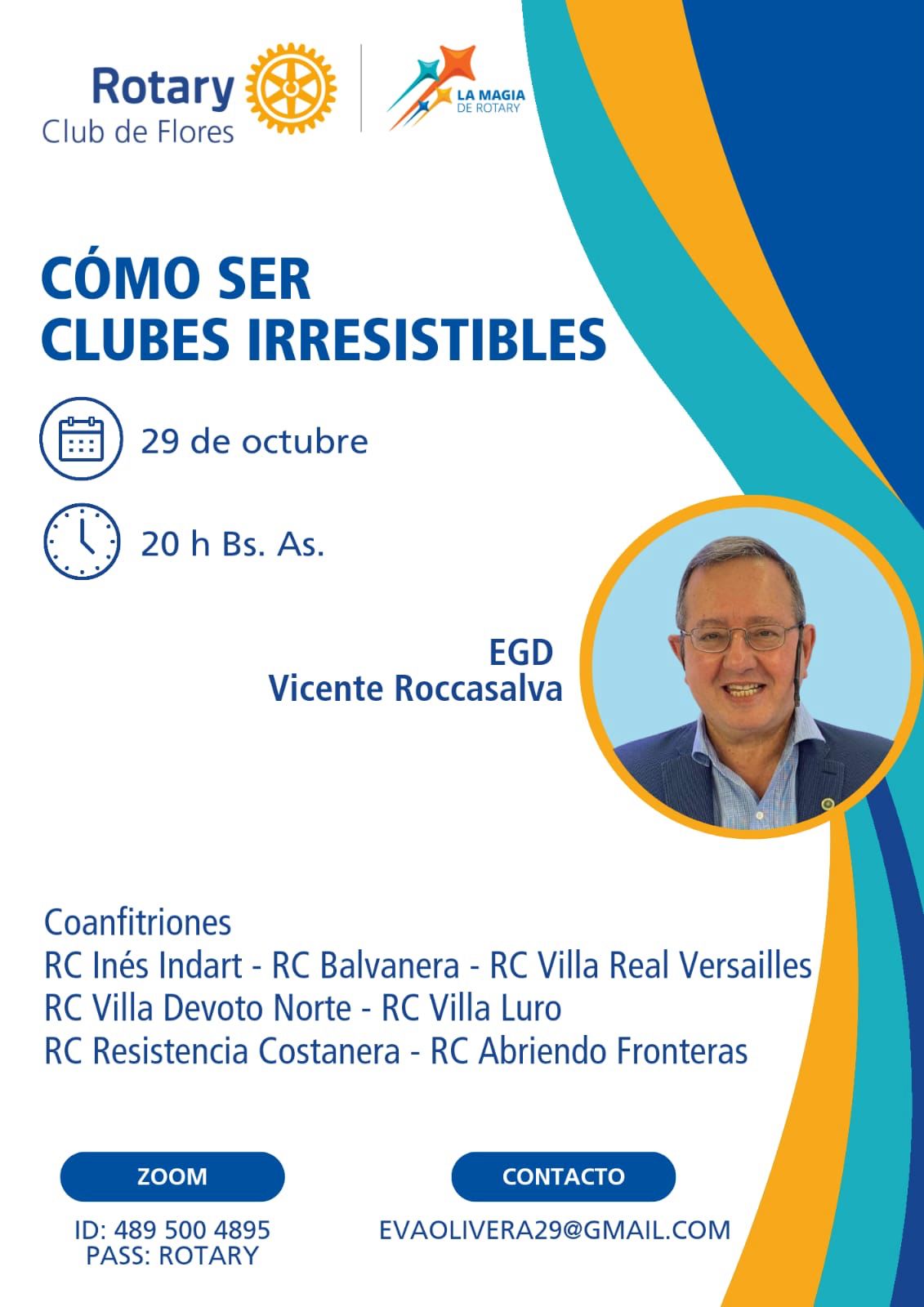 Ponencia del EGD Vicente Roccasalva sobre Imagen Pública y membresía