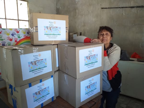 Asistencia al comedor comunitario 