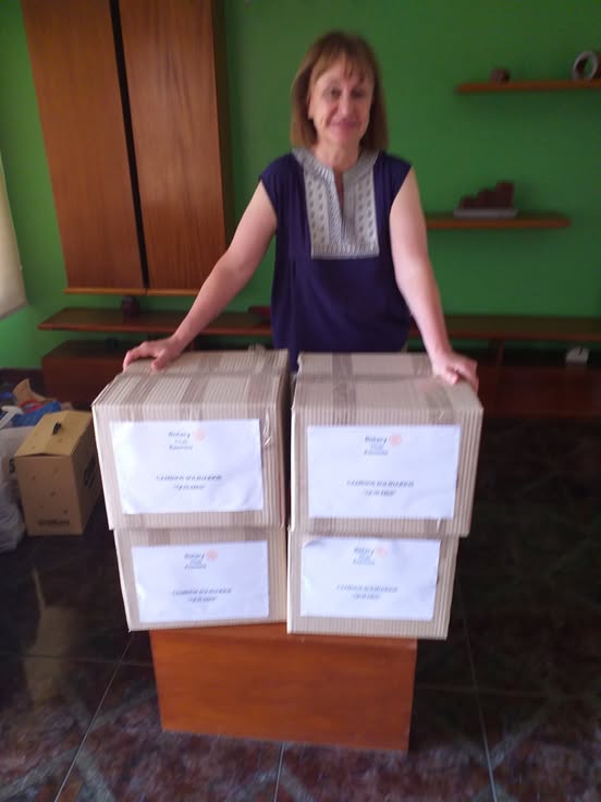 Ropa y calzado para la ONG 