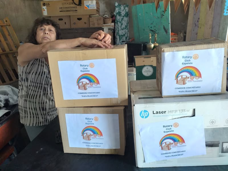 Donación al comedor comunitario 