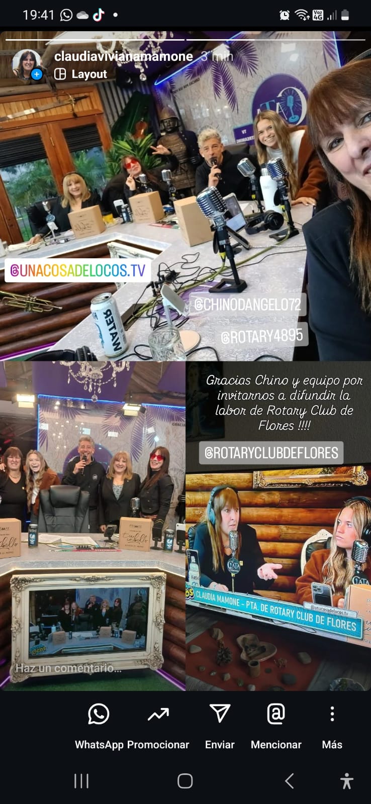 Imagen Pública: participación en el programa Una Cosa de Locos