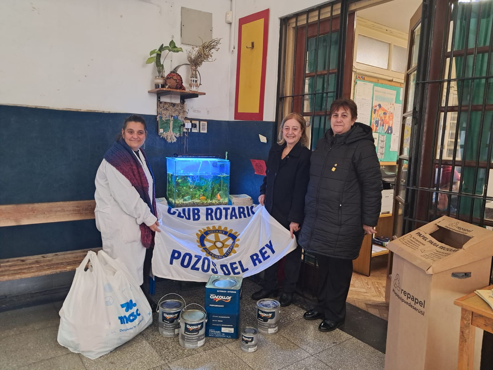 Colaboramos con los murales de la Escuela n.° 31