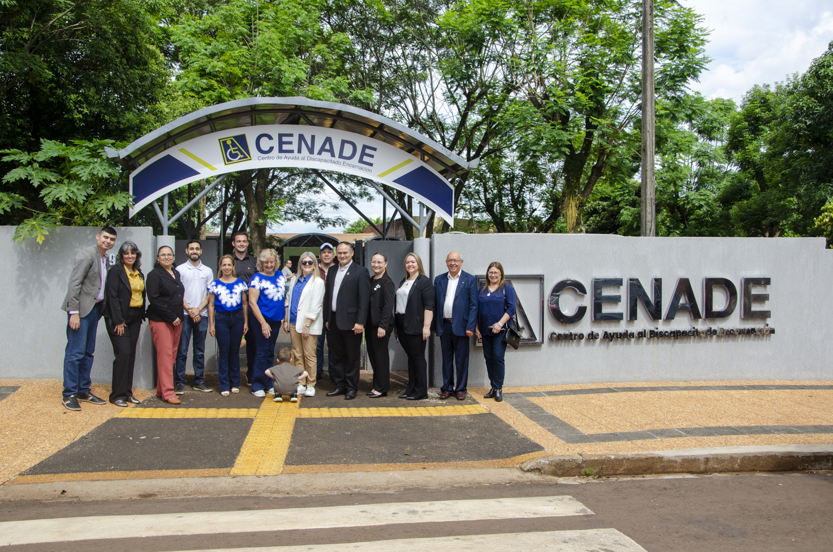 Visita oficial de la GD 4845 Natalia Caligaris