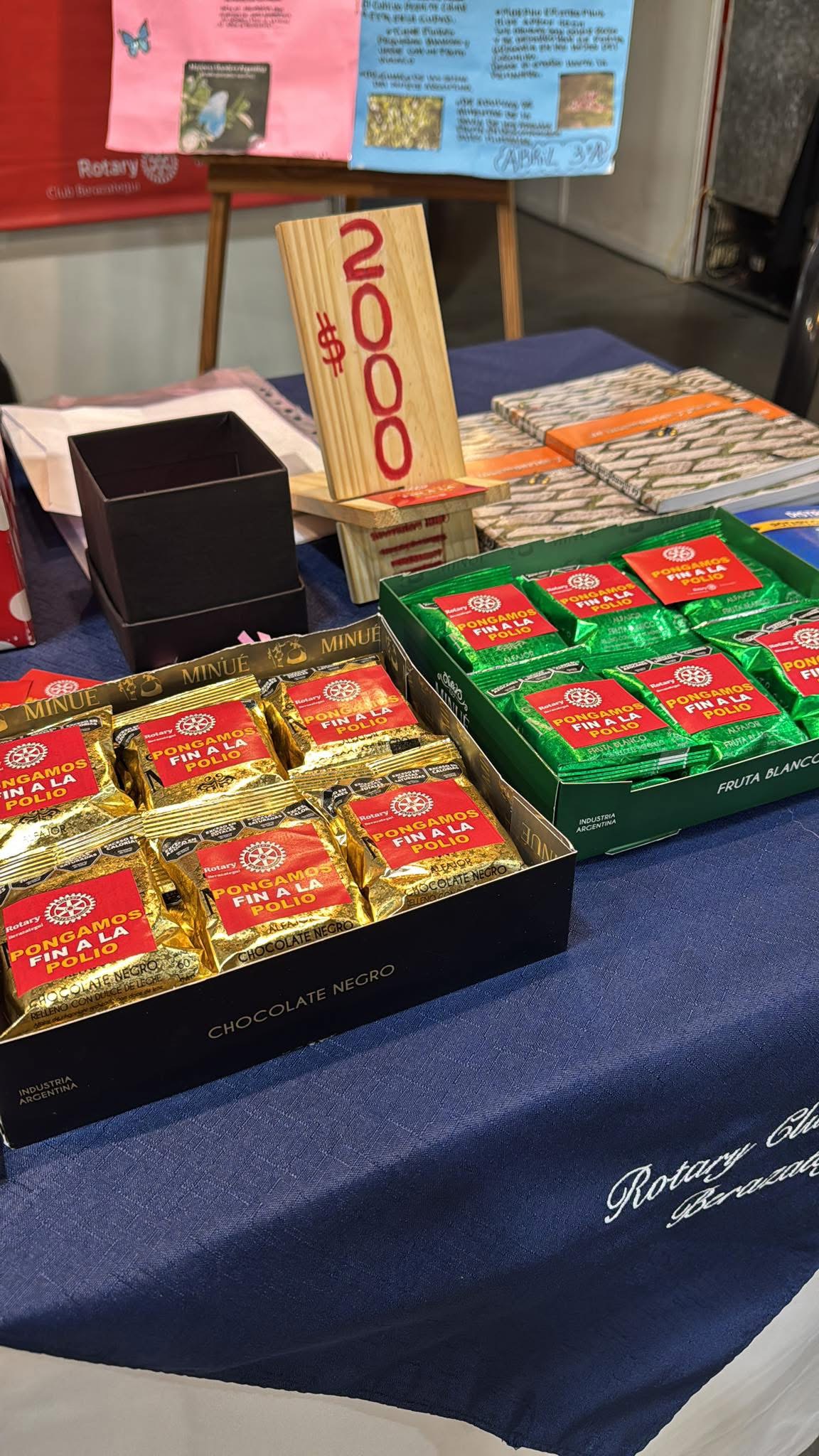 Feria del Libro de Berazategui: recaudación para Polio Plus