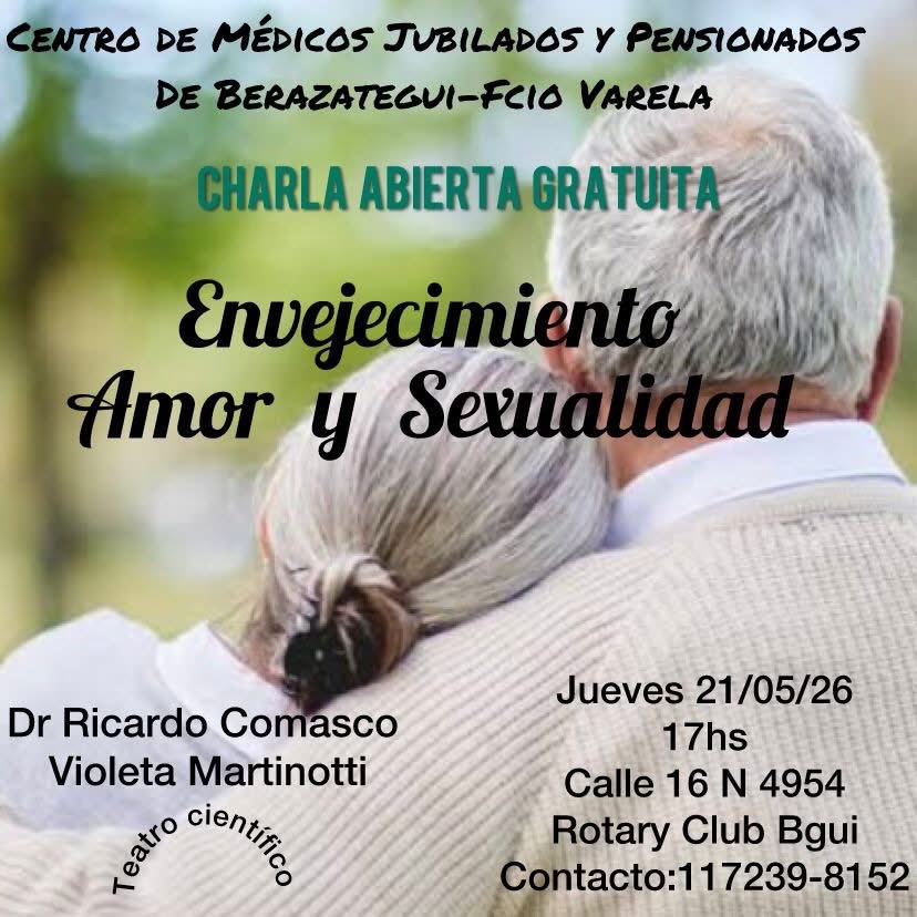 ENVEJECIMIENTO AMOR Y SEXUALIDAD - CHARLA