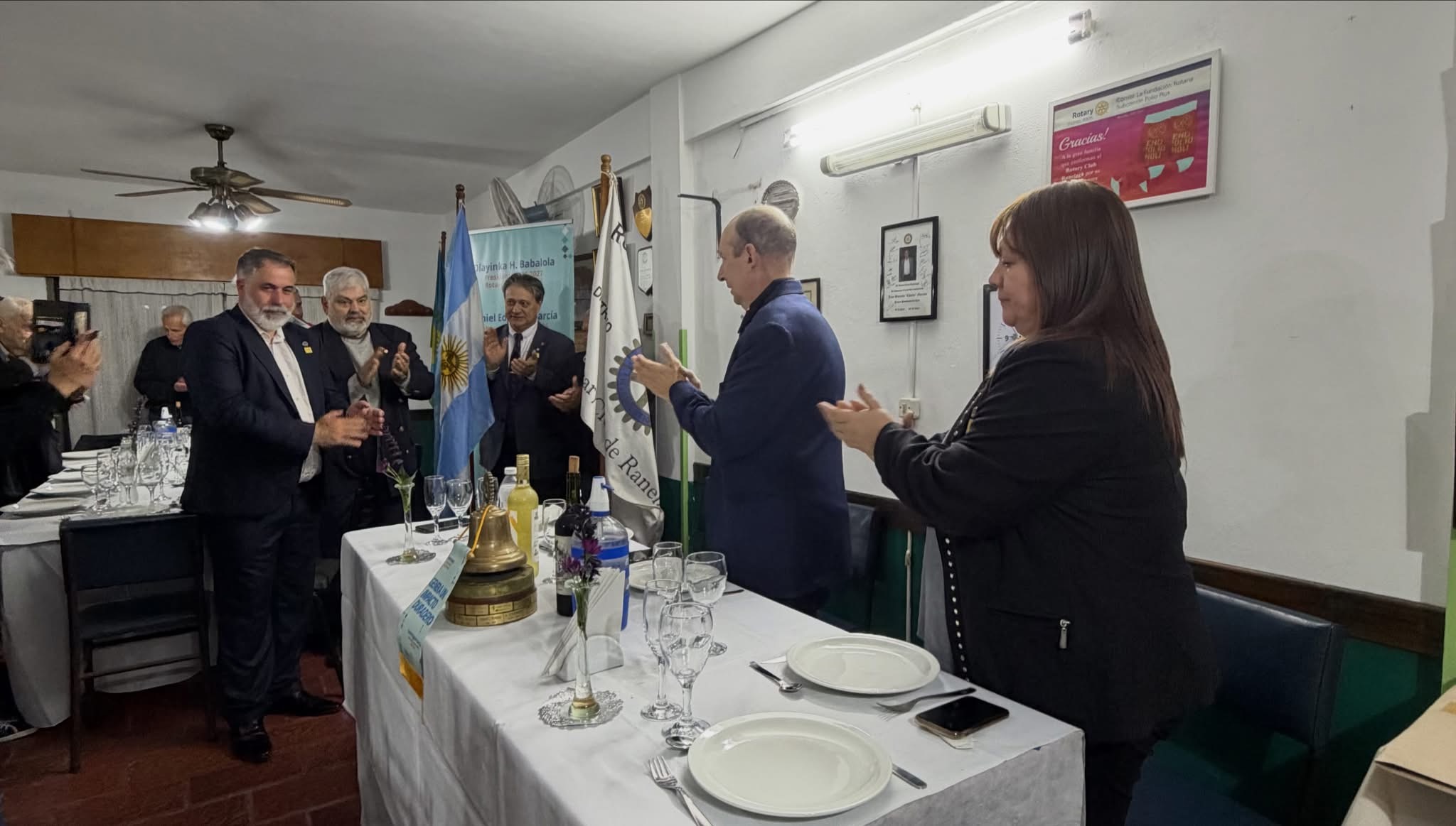 VISITA OFICIAL- CONJUNTA ,ROTARY BERAZATEGUI-ROTARY EZPELETA-ROTARY RANELAGH