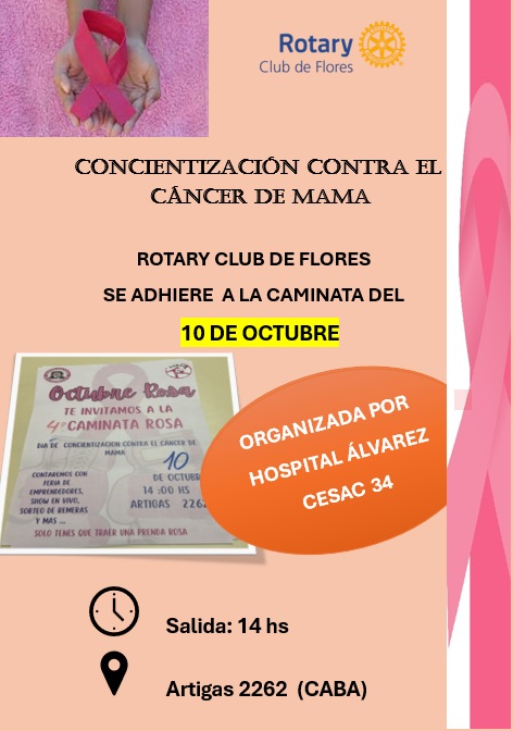 Caminata concientizacion - cancer de mama