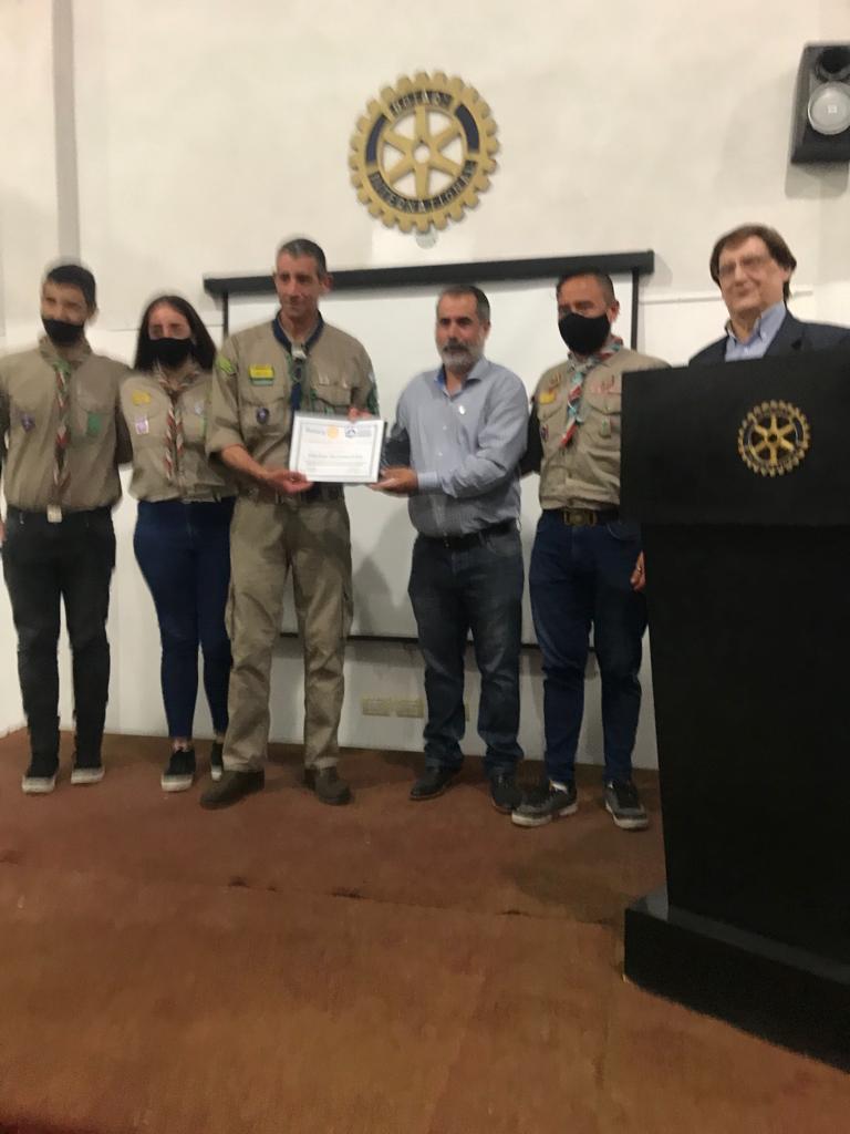 ENTREGA DE RECONOCIMIENTOS  A GRUPOS SCOUTS