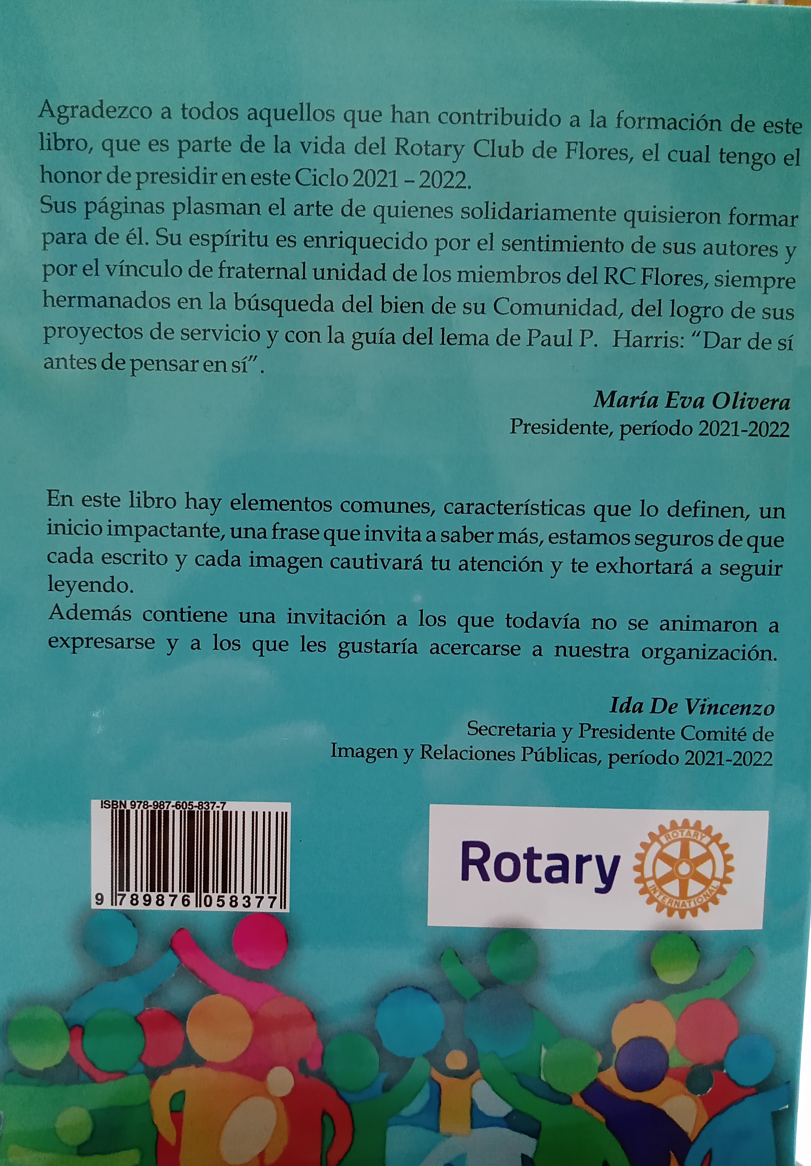 Rotary Flores D. 4895 - 5° antologia a beneficio. 